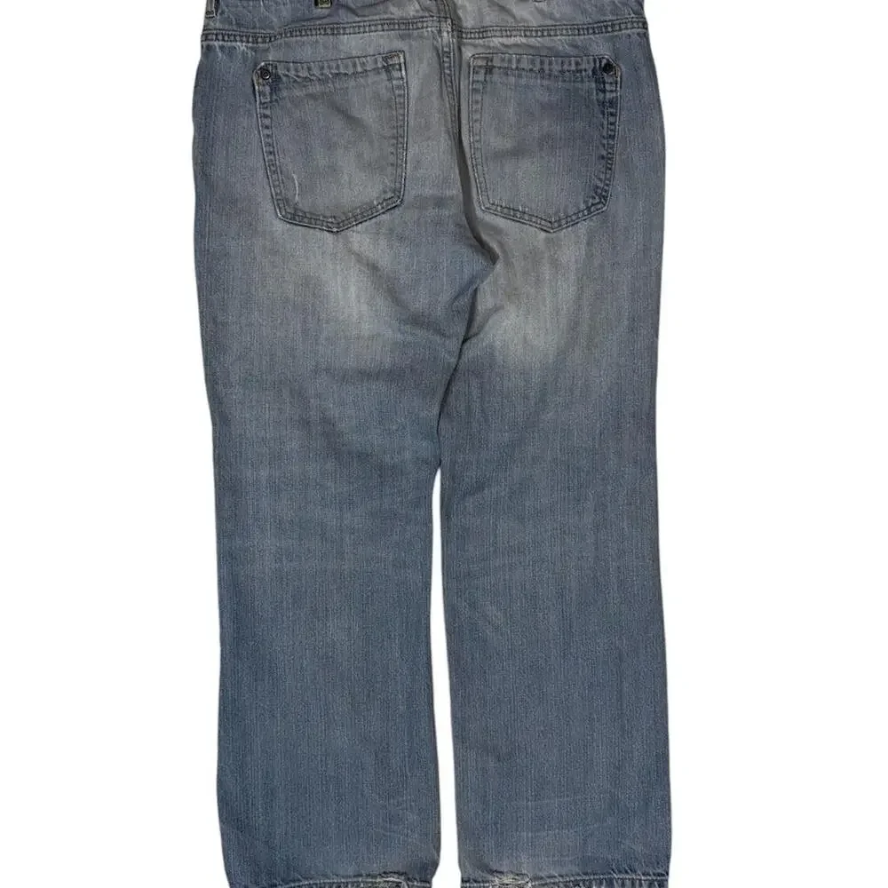 Old navy blue denim jeans‎